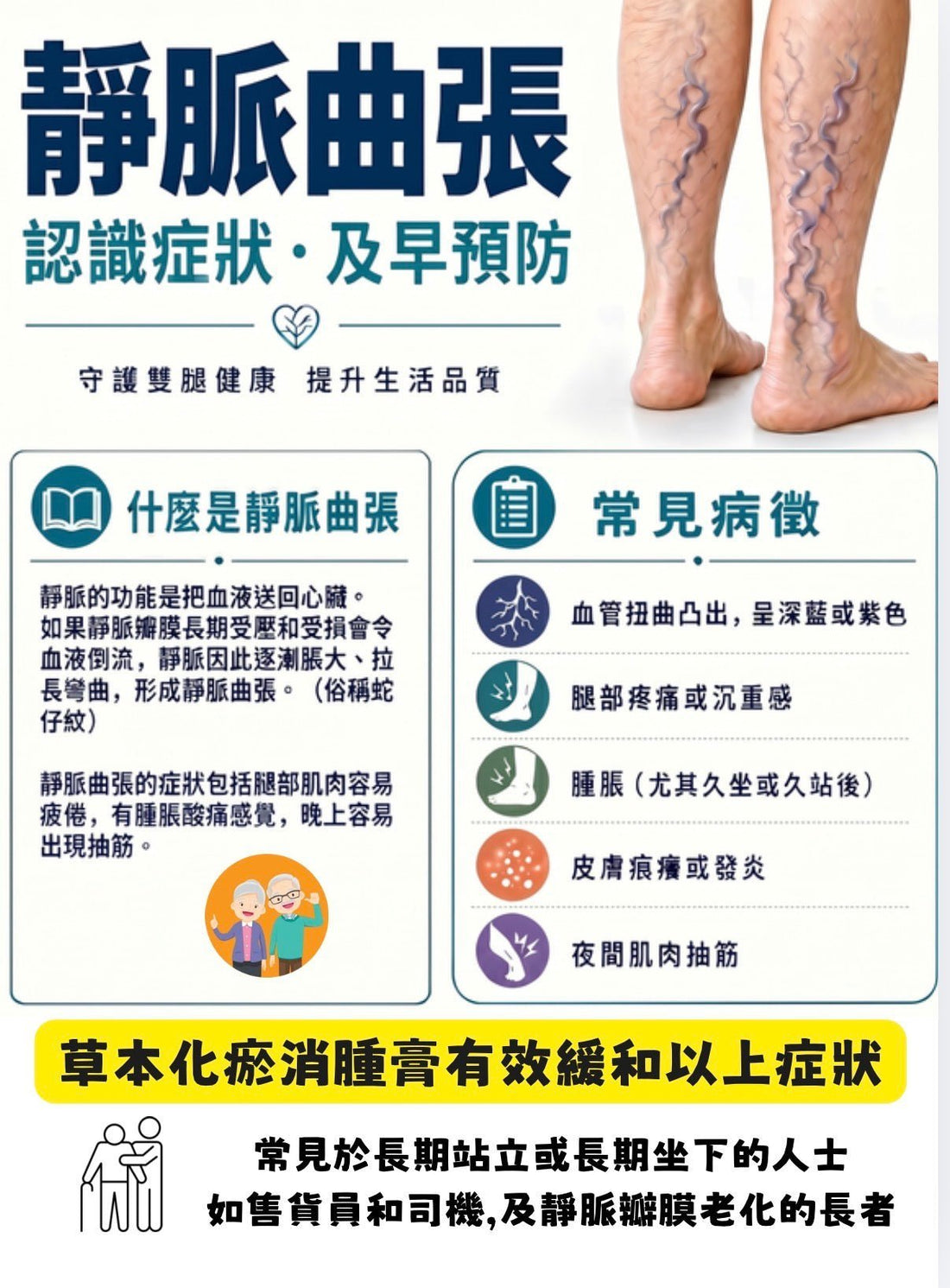 告別沉重雙腿：靜脈曲張的天然草本舒緩指南與常見問題解答 - NatureArt