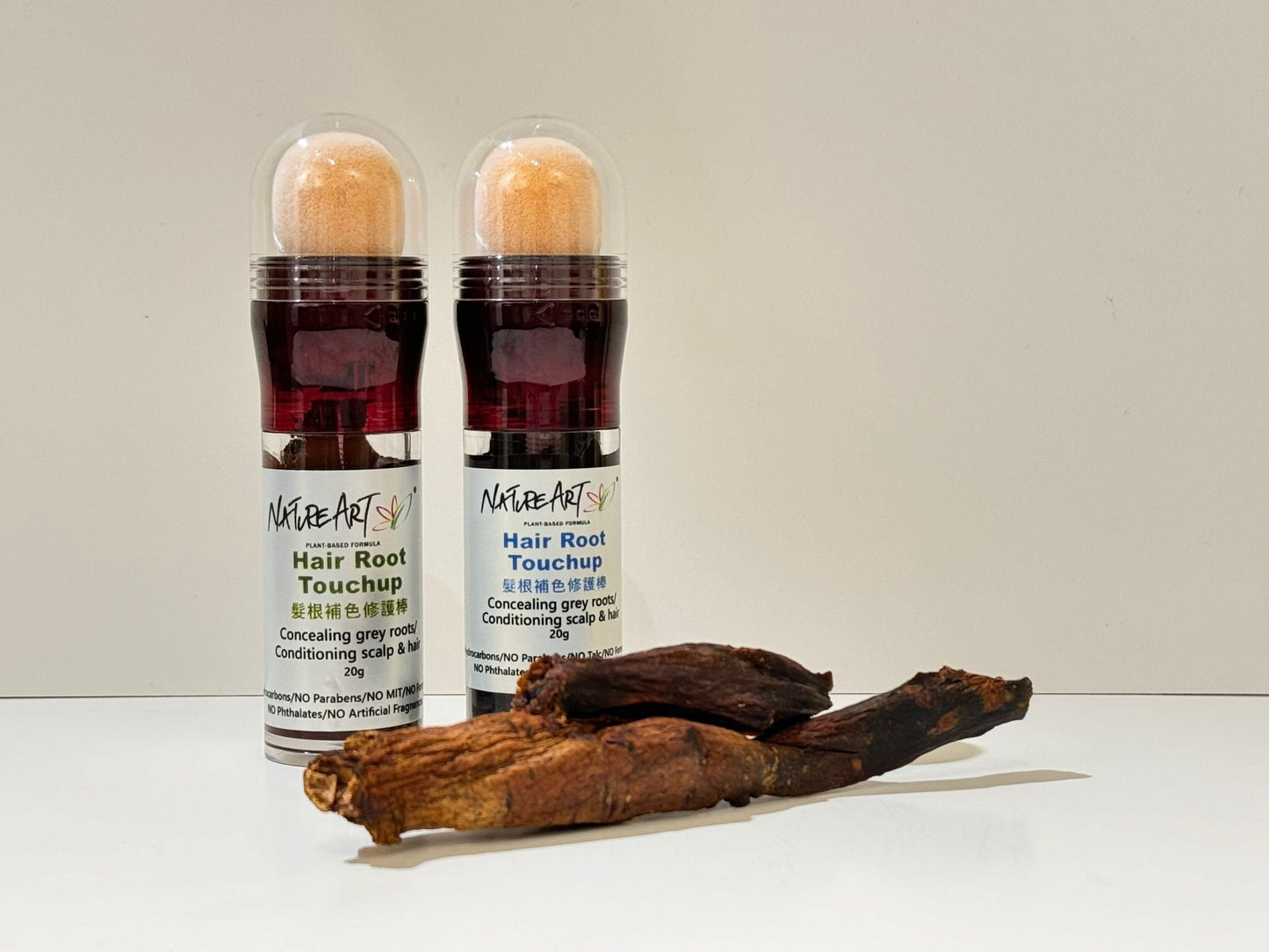 Hair root touch-up color repair stick